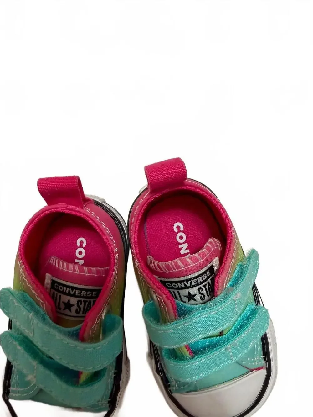 Toddler Tie Dye Converse Velcro Sneakers Size 2